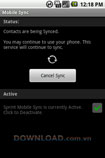 Sprint Mobile Sync for Android