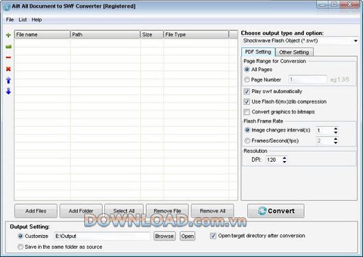 Ailt All Document to SWF Converter