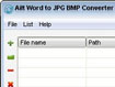 Ailt Word to JPG BMP Converter