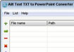 Ailt Text TXT to PowerPoint Converter