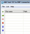 Ailt Text TXT to SWF Converter