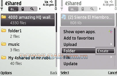 4shared mobile for Symbian