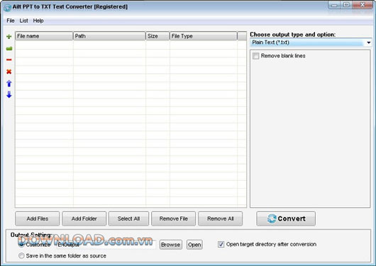 Ailt PPT to TXT Text Converter