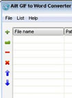 Ailt GIF to Word Converter