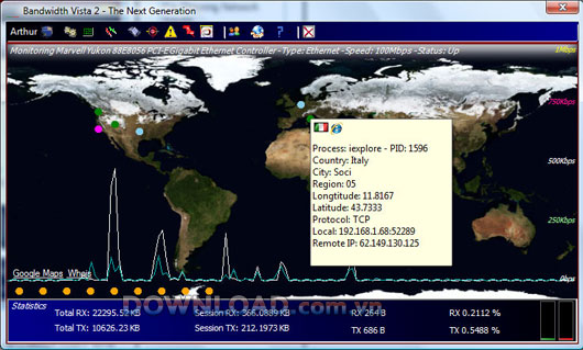 Bandwidth Vista 