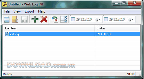 Web Log DB