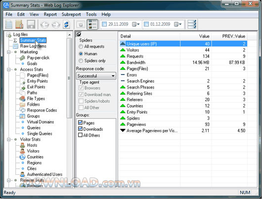 Web Log Explorer