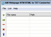 Ailt WebPage HTM HTML to TXT Converter
