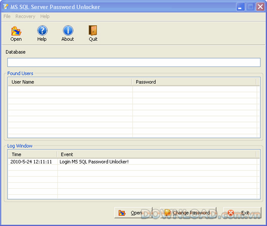 MS SQL Server Password Unlocker