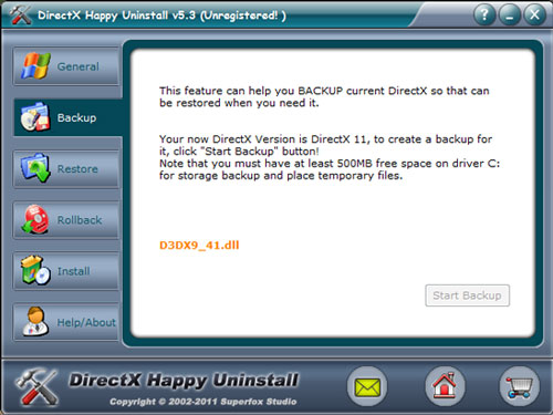 DirectX Happy Uninstall