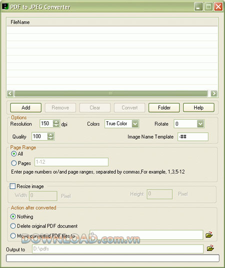 Digitzone PDF to JPEG Converter