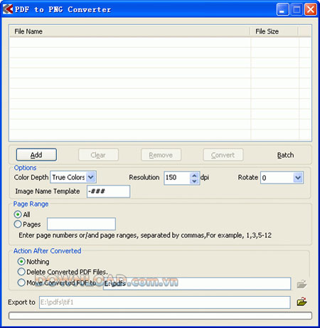 Digitzone PDF to PNG Converter