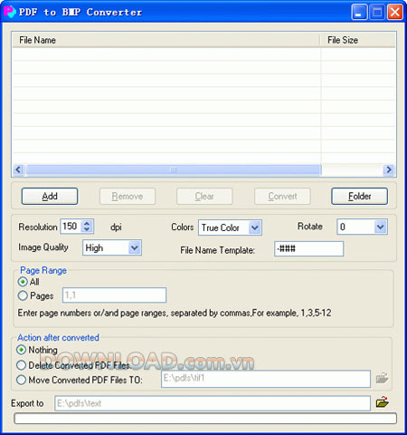 Digitzone PDF to BMP Converter