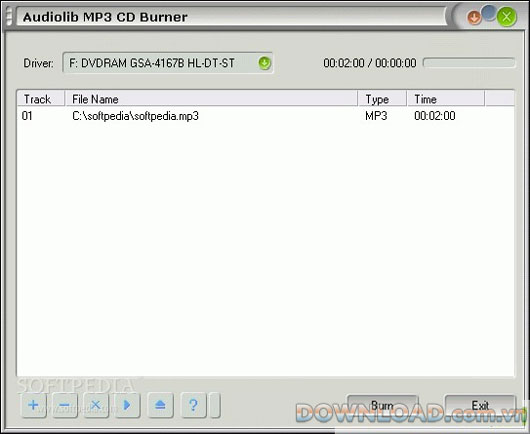 Audiolib MP3 CD Burner