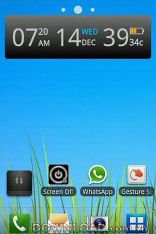 Battery Clock Calendar For Android