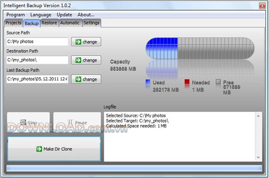 Intelligent Backup