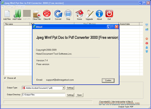 Jpeg Wmf Ppt Doc to Pdf Converter 3000