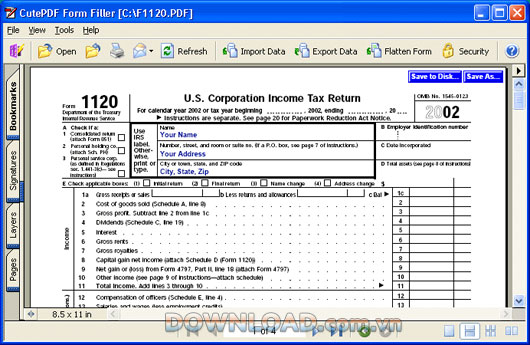 CutePDF Form Filler