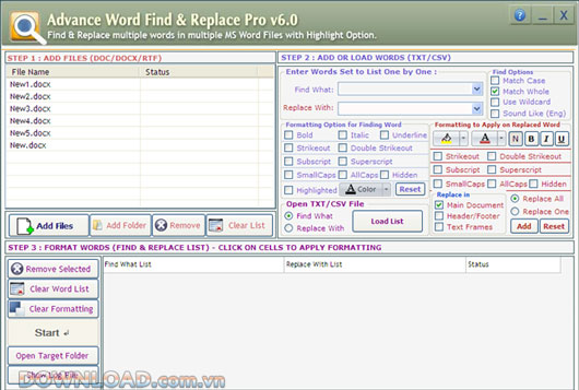 Advance Word Find & Replace Pro 
