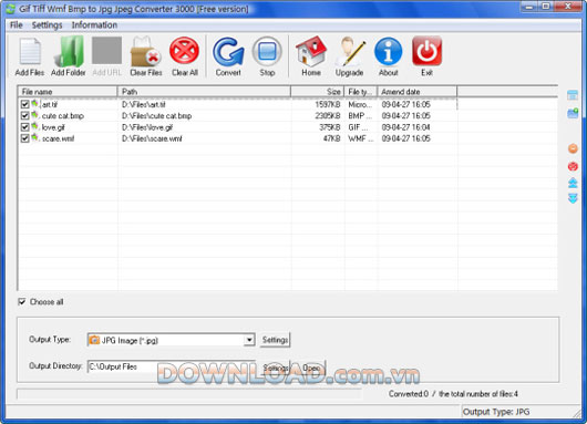 Gif Tiff Wmf Bmp to Jpg Jpeg Converter 3000