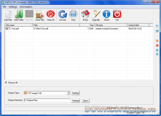 Pdf to Tiff Converter 3000