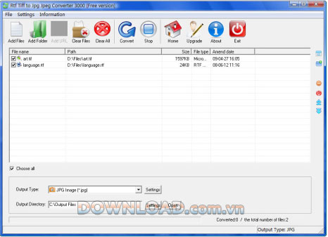 Rtf Tiff to Jpg Jpeg Converter 3000