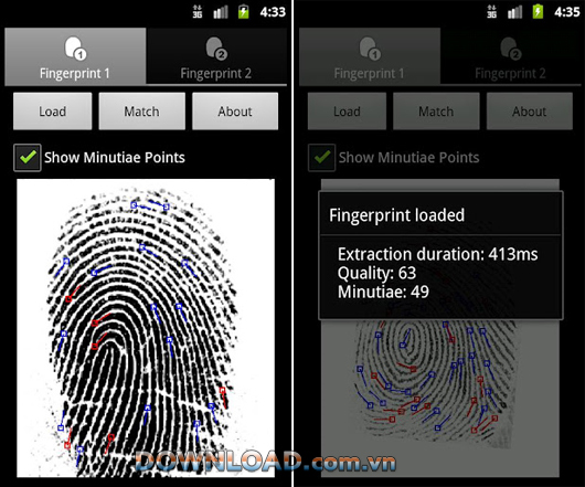 Fingerprint Matcher