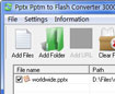 Pptx Pptm to Flash Converter 3000