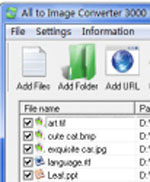 All to Image Converter 3000Chuyển đổi PDF, Word, Excel sang BMP, GIF, TIFF