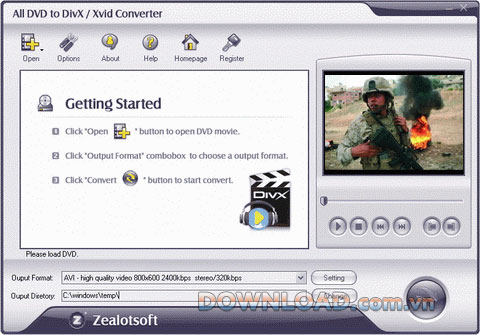 All DVD to DivX/Xvid Converter