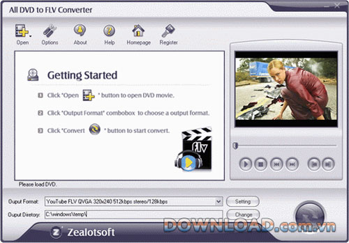 All DVD to FLV Converter