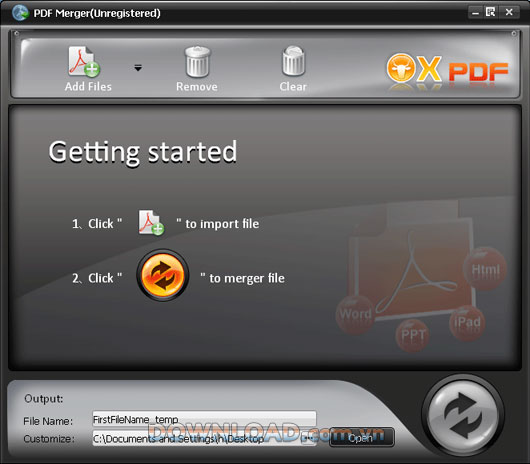 OX PDF Merger