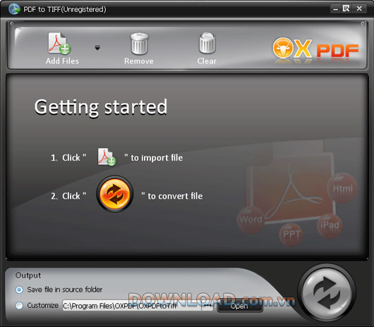OX PDF to TIFF Converter