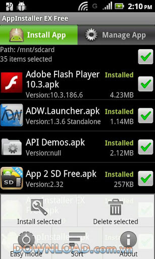 AppInstaller EX Free For Android