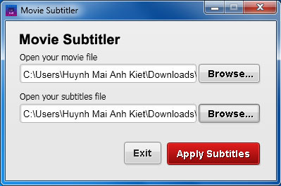 Movie Subtitler