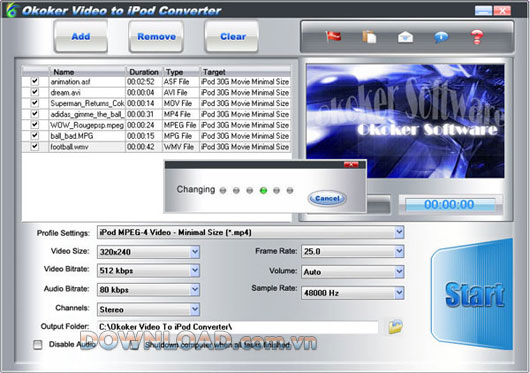 Okoker Video to iPod Converter