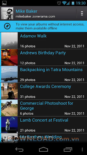 Zonerama for Android