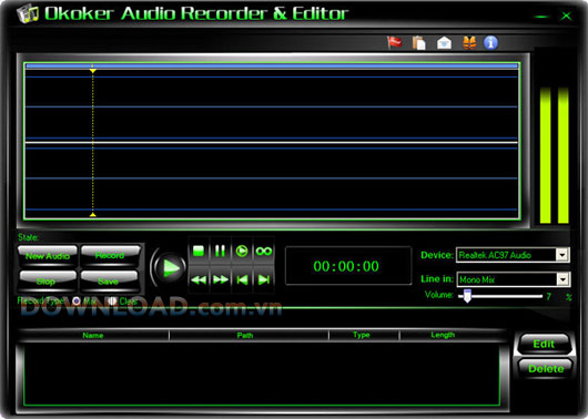 Okoker Audio Recorder&Editor
