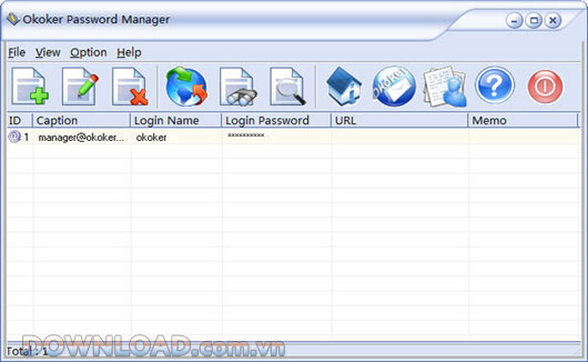Okoker Passwords Manager