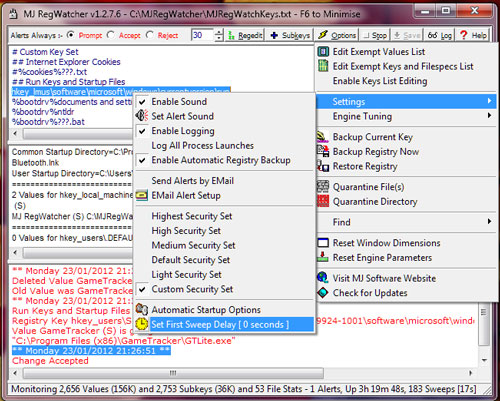 MJ Registry Watcher