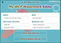 My WCP Watermark Editor