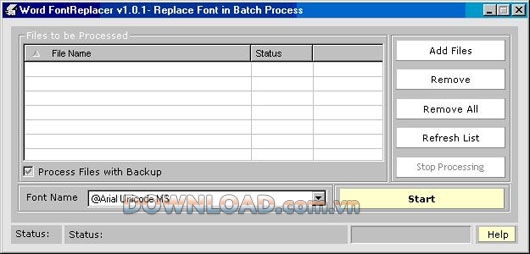 Word Font Replace