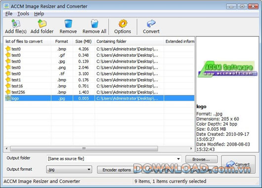 ACCM Image Resizer and Converter 