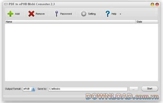 PDF to ePUB/Mobi Converter