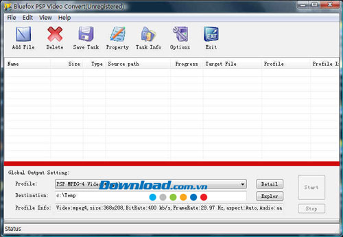 Bluefox PSP Video Converter