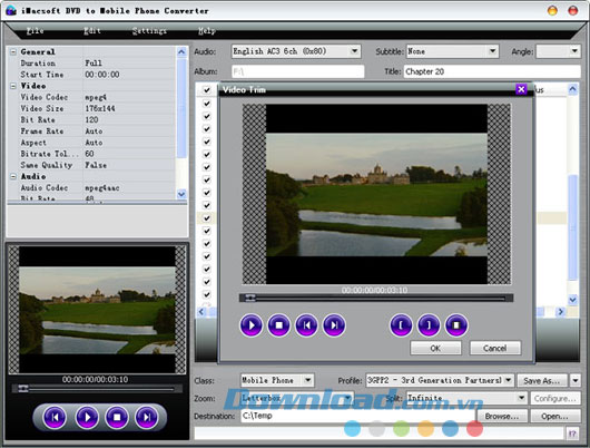 iMacsoft DVD to Mobile Phone Converter