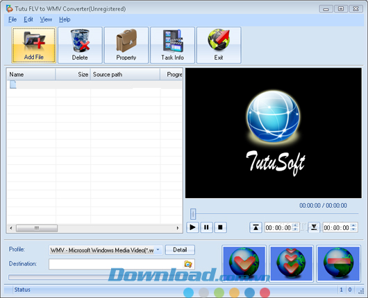 Tutu FLV to WMV Converter