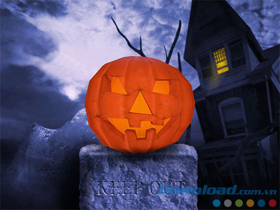 Halloween Pumpkin 3D Screensaver 