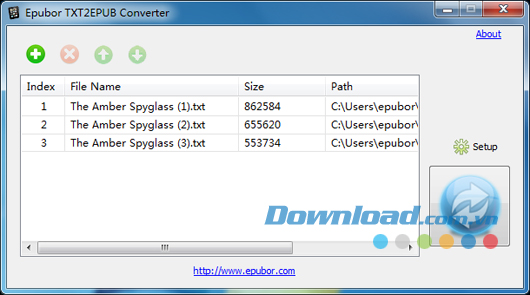 Epubor TXT2EPUB Converter