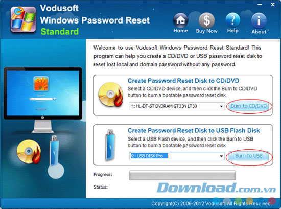 Vodusoft Windows Password Reset